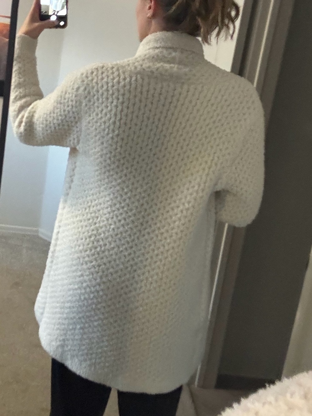 Barefoot Dreams CozyChic® Honeycomb Shawl Cardigan - Picture 15 of 16